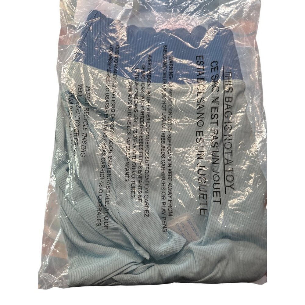 Eleven By Venus Williams Pretty Power Skirt Ice Blue Ribbed Womens Activewear XL - Picture 6 of 7